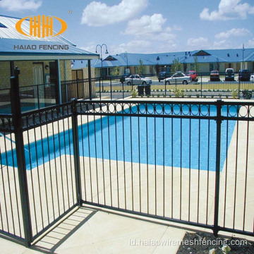 Panel pagar kolam renang tubular